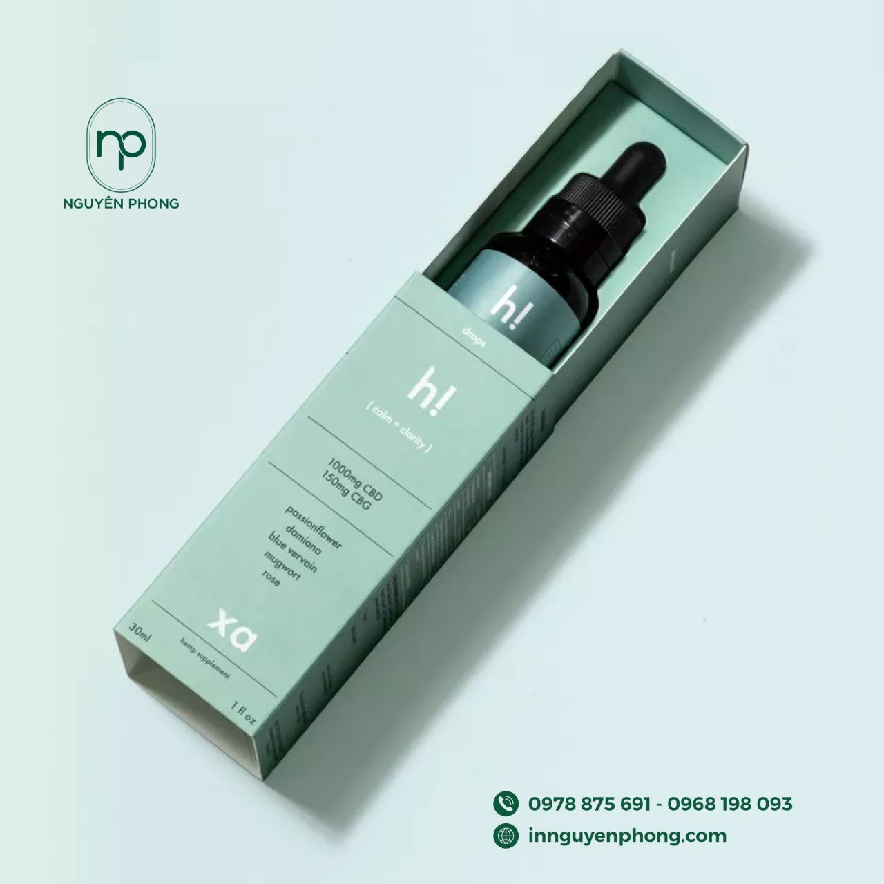 Hộp nắp kéo đựng tinh dầu